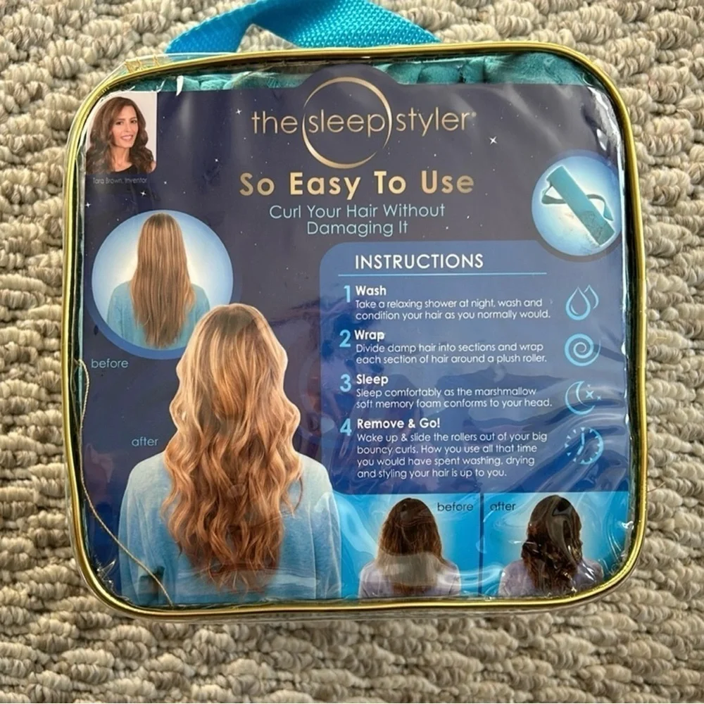 Blue Hair Rollers - Large